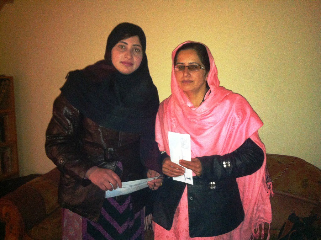 Head Teacher Shabina Ilyas and Irum Sajjad